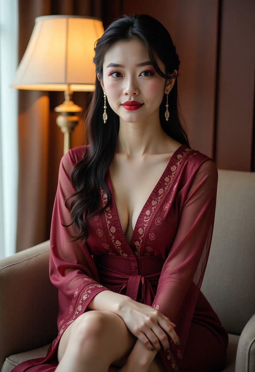 影视剧组在古街拍摄夜戏